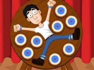 Spin Wheel Throw Challenge