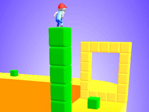 Cube Surffer: Smooth Cubes Building Online Arcade Game