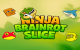 Ninja Brainrot Slice - Endless Arcade Game