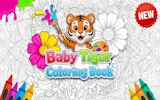Baby Tiger Coloring Book: Free Online Coloring Game
