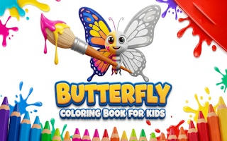 Butterfly Coloring Book: Free Kids Art Game