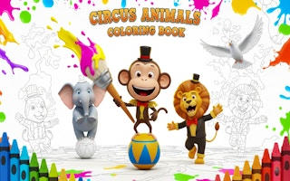 Circus Animals Coloring Book: Kids Creative Fun