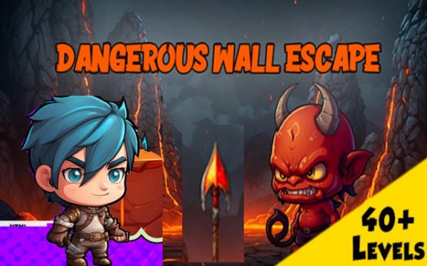 Dangerous Wall Escape - Physics Puzzle Game Online - Puzzle Game