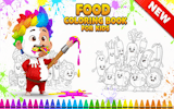 Food Coloring Book for Kids