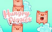 Hungry Piggies Stacking Puzzle Game Online - Physics Puzzle Game