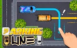 Parking Line: Car Drawing Puzzle