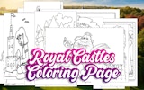 Royal Castles Coloring Book Game