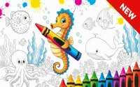Sea Animal Coloring Book Online Game - Coloring Game
