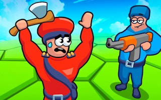 Tile Hex World Red vs Blue - Strategy Conquest Game