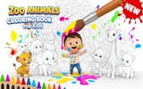 Zoo Animals Coloring Book for Kids - Free Coloring Game